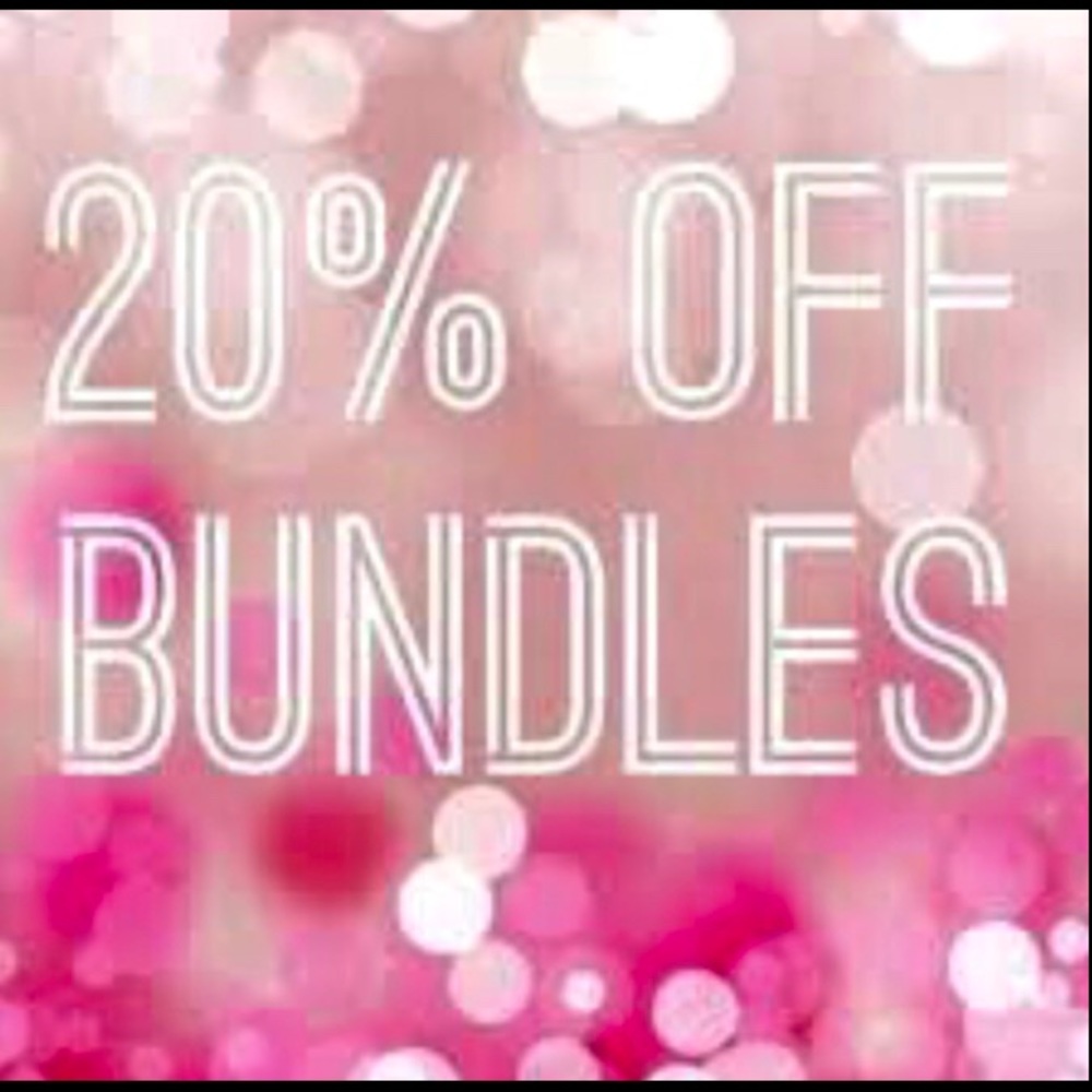 20% off when you bundle 2 items 😊